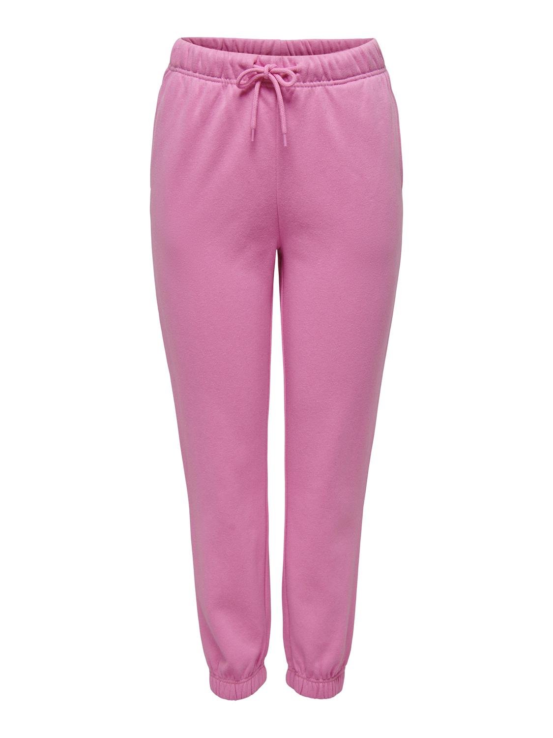 ONLY Solid color sweatpants -Fuchsia Pink - 15321402
