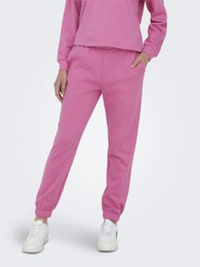 ONLY Pantalons Regular Fit Élastique -Fuchsia Pink - 15321402