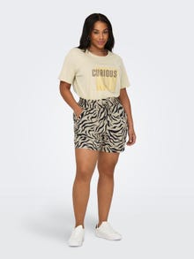 ONLY Curvy shorts med mellemhøj talje -Trench Coat - 15321403