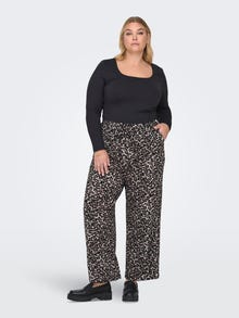 ONLY CARLUX Regular Fit Palazzo trousers -Pumice Stone - 15321462