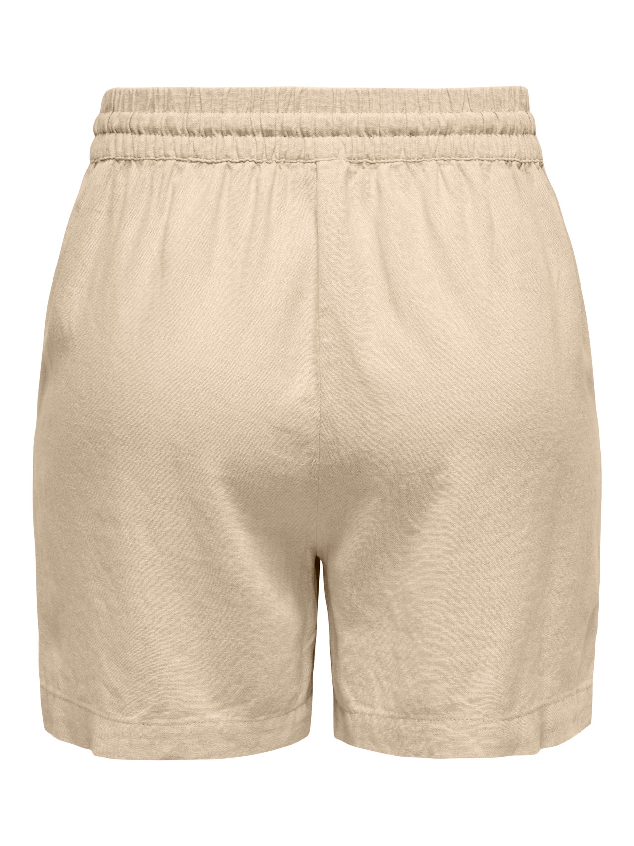 ONLY Shorts Corte regular Cintura alta -Oatmeal - 15321518