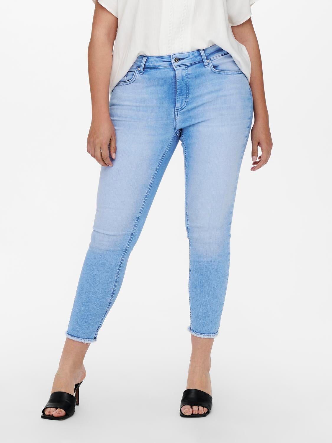 Carwilly Mittlere Taille Skinny Fit Jeans