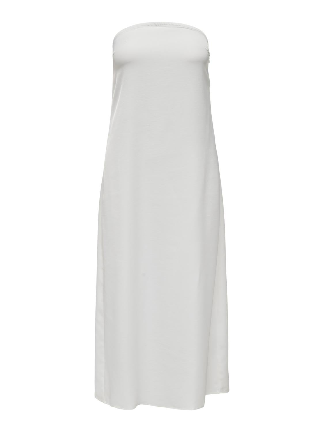 Plain white slip sales dress