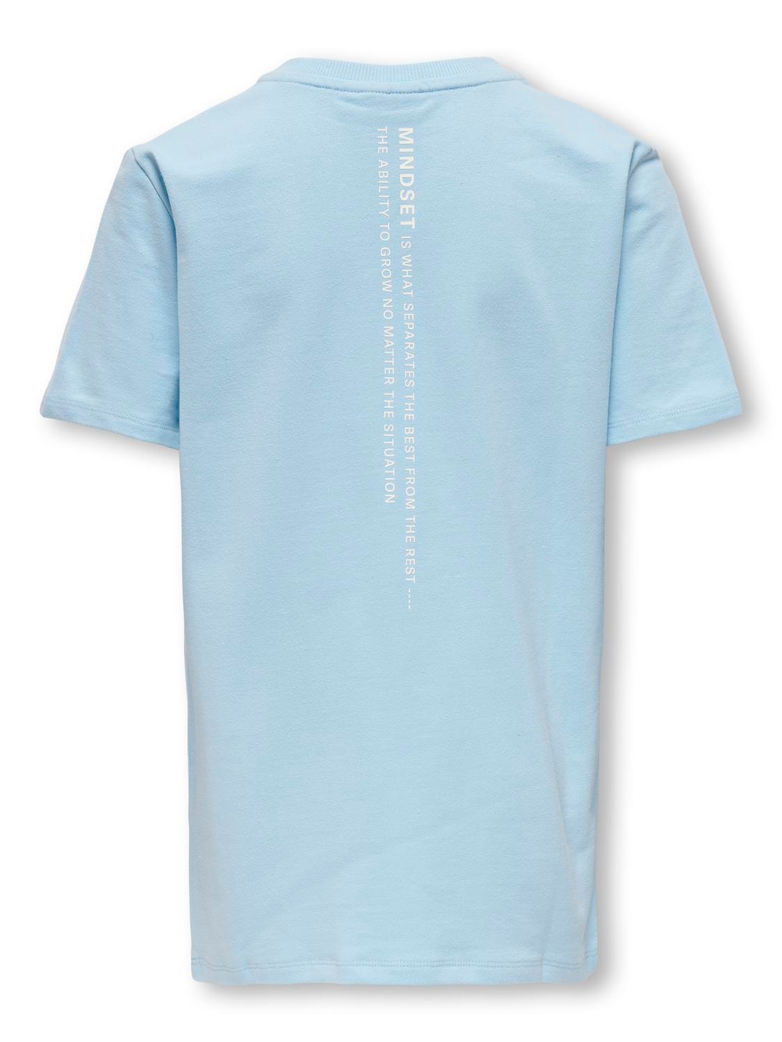 ONLY Normal geschnitten Rundhals T-Shirt -Clear Sky - 15321711