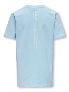 ONLY T-shirt Regular Fit Paricollo -Clear Sky - 15321711