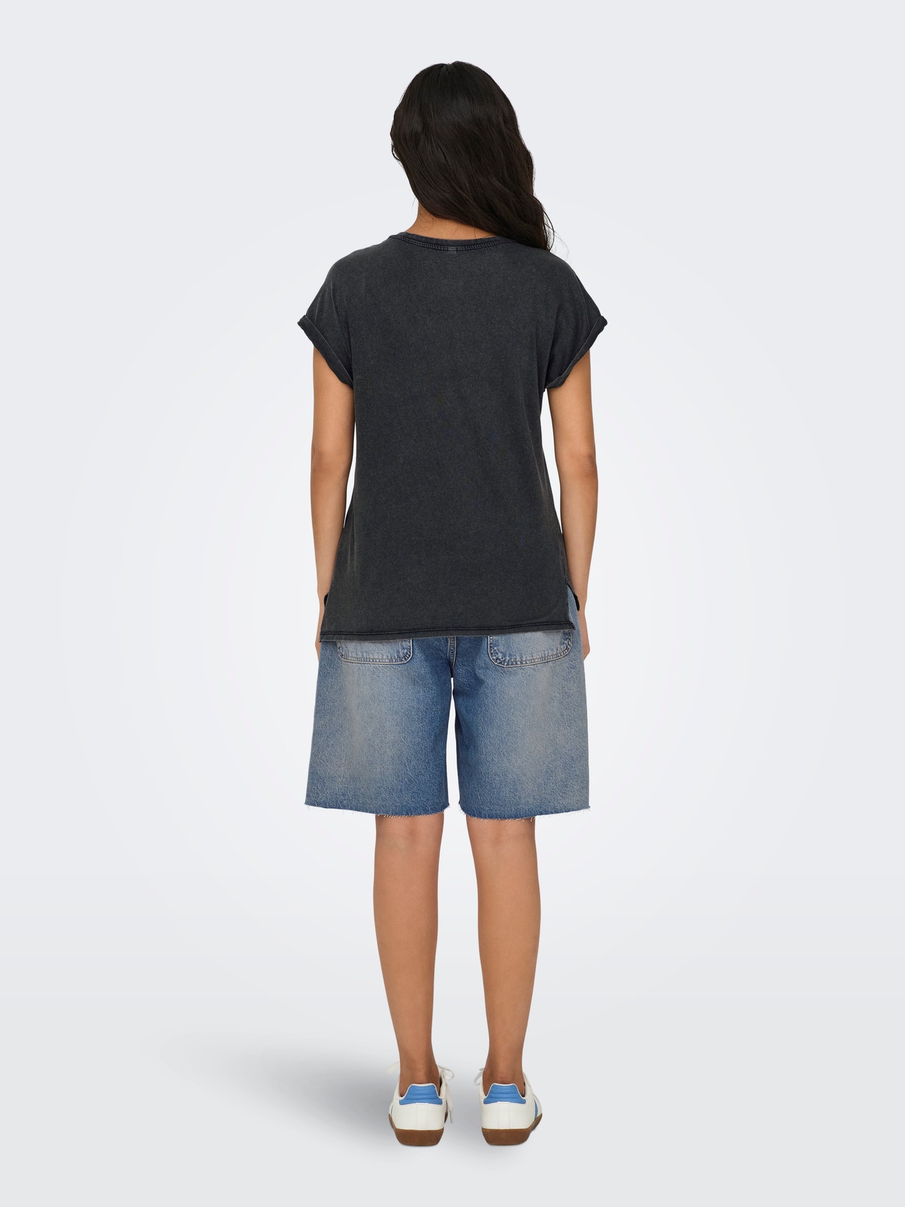 ONLY Regular Fit Round Neck T-Shirt -Black - 15322100