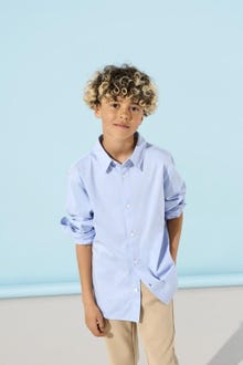 ONLY Camisas Corte regular Cuello de camisa Puños abotonados -Cashmere Blue - 15322134