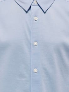 ONLY Regular Fit Shirt collar Buttoned cuffs Shirt -Cashmere Blue - 15322134