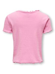 ONLY Top Regular Fit Scollo a V -Begonia Pink - 15322208