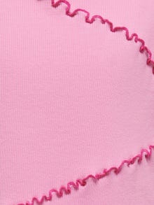 ONLY Vestido corto Corte tight Cuello redondo -Begonia Pink - 15322221