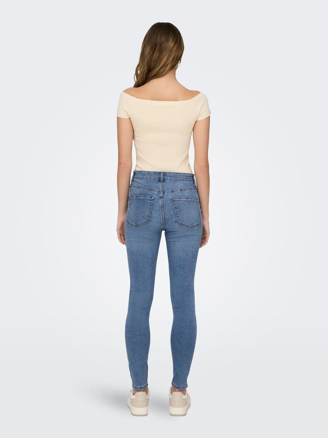 ONLY JDYMoon High Waist Skinny Jeans -Light Blue Denim - 15322258