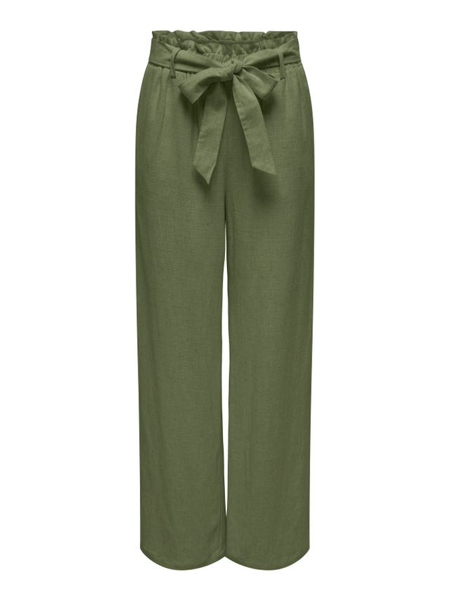 ONLY Straight Fit High waist Trousers - 15322259