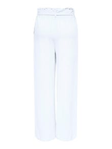 ONLY High waisted linen pants -Bright White - 15322259