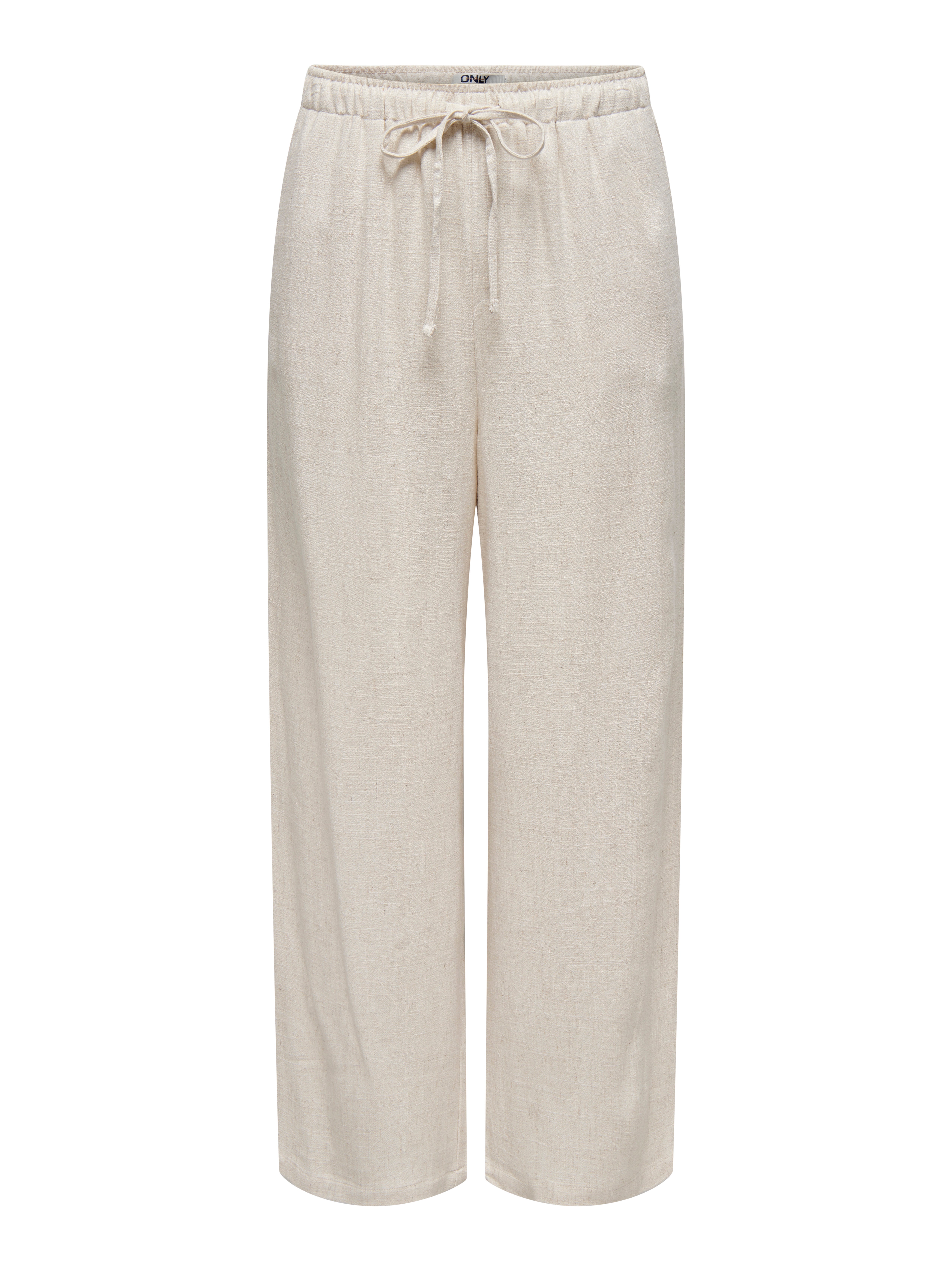 ONLSIESTA Mittlere Taille Gerade geschnitten Hose | Hellgrau | ONLY®