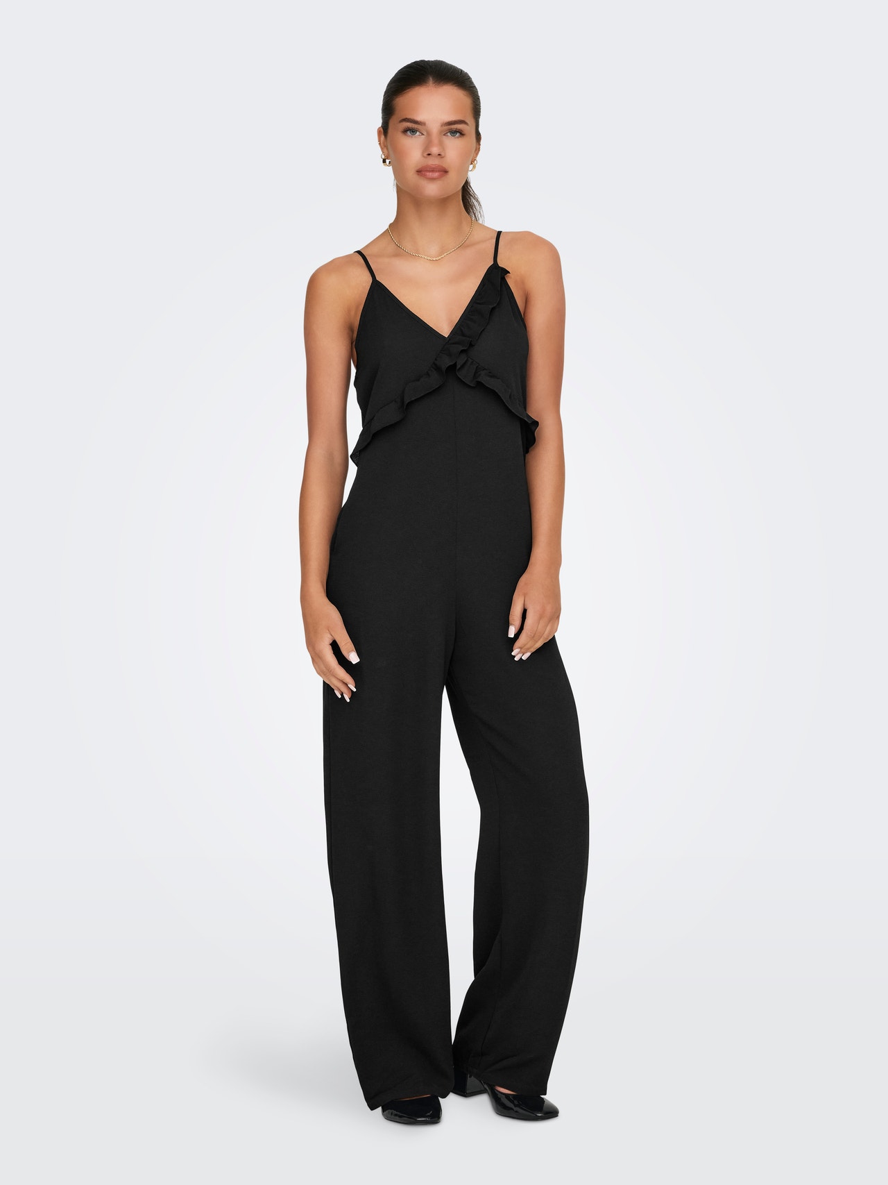 ONLY Jumpsuit with fills -Black - 15322296