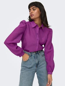 ONLY Shirt with volume sleeves -Clover - 15322327