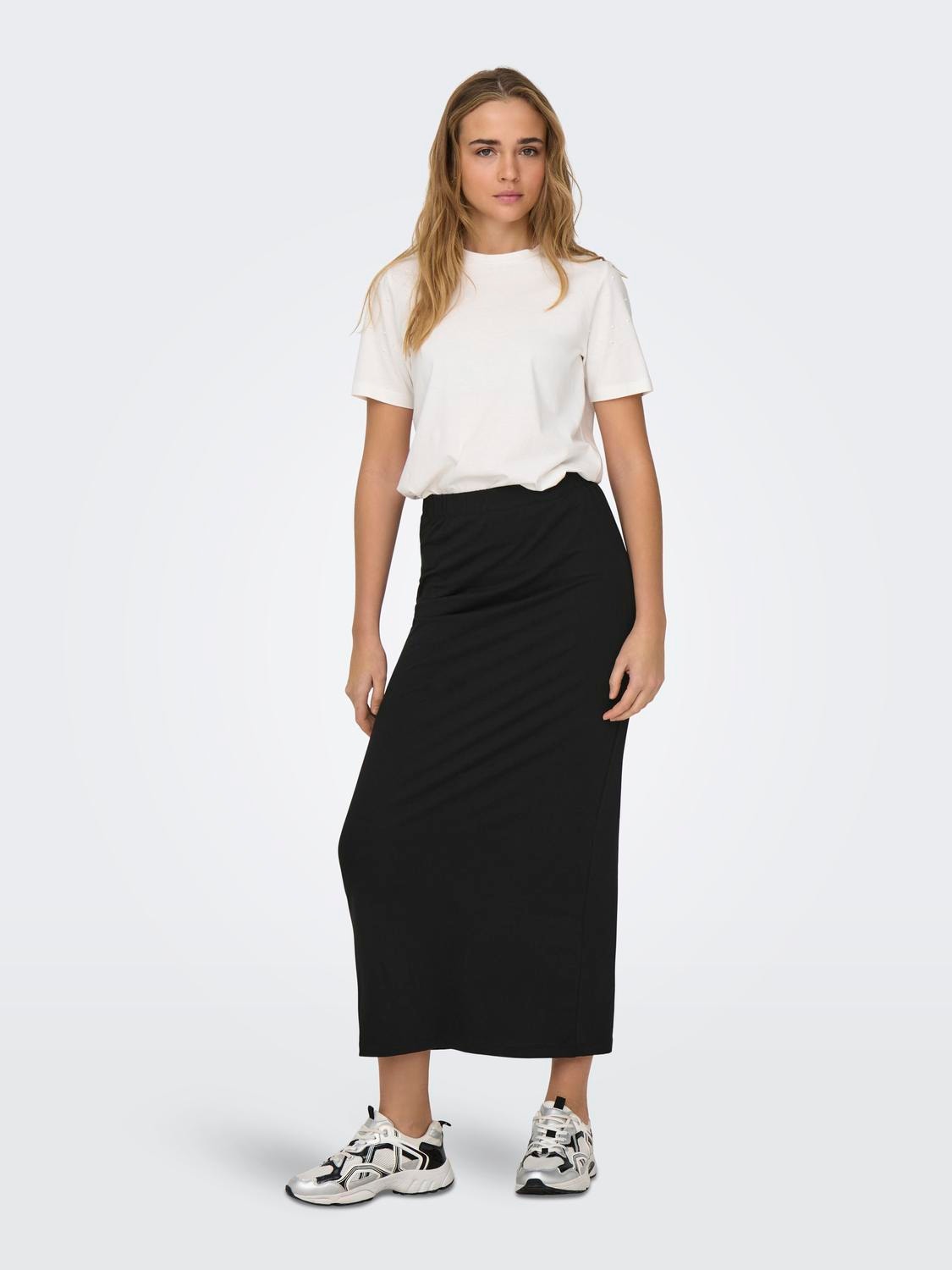 ONLY Long skirt -Black - 15322351