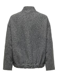 ONLY ONLGAIA Bunda typu bomber -Dark Grey Melange - 15322368