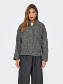 ONLY ONLGAIA Bunda typu bomber -Dark Grey Melange - 15322368