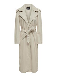 ONLY Classic trenchcoat -Pumice Stone - 15322444