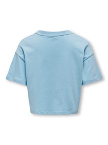 ONLY Normal geschnitten Rundhals T-Shirt -Clear Sky - 15322531