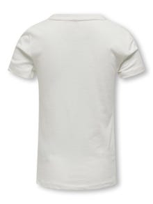 ONLY Camisetas Corte regular Cuello redondo -Cloud Dancer - 15322533