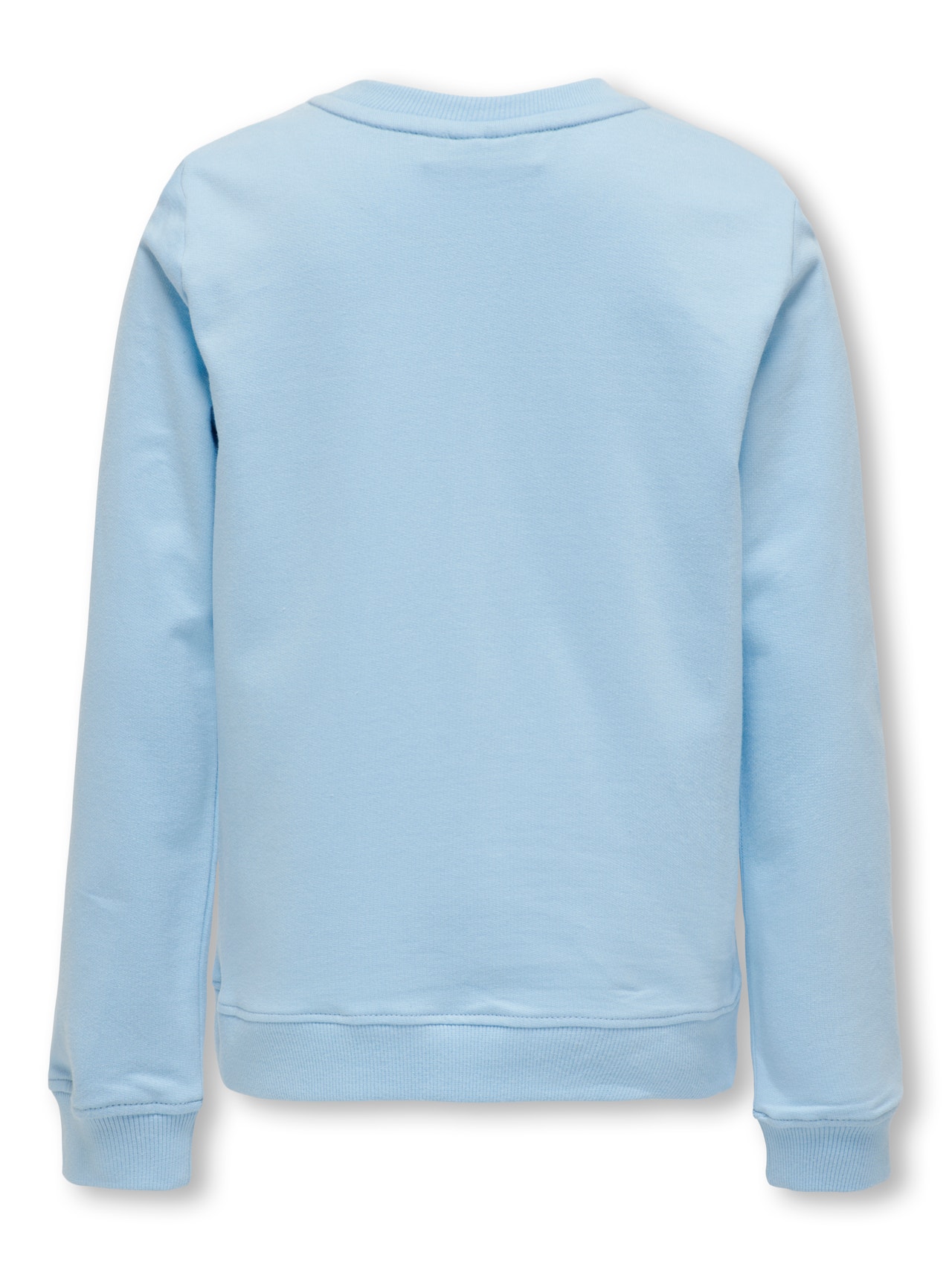 ONLY Regular fit O-hals Geribde mouwuiteinden Sweatshirt -Clear Sky - 15322546