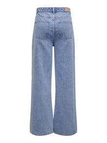 ONLY ONLMaise Low Waist Baggy Wide Jeans -Light Blue Denim - 15322704