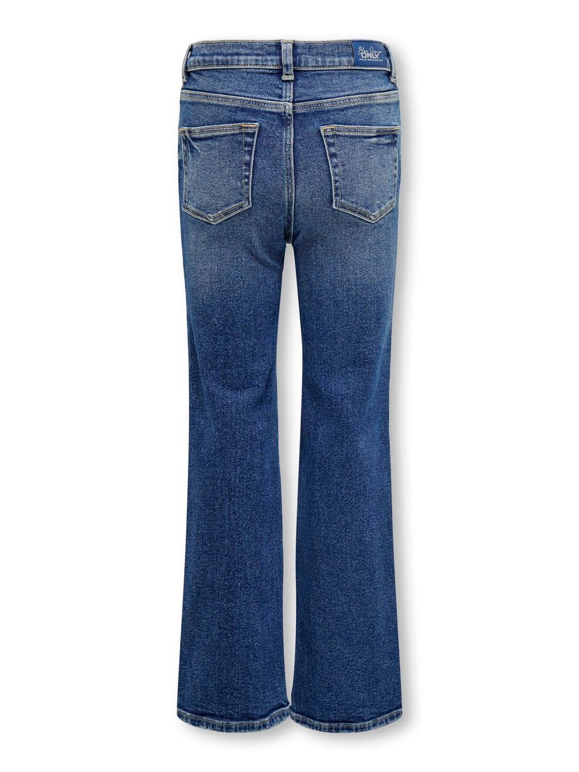 ONLY KOGJuicy Wide Leg Jeans -Dark Blue Denim - 15322755