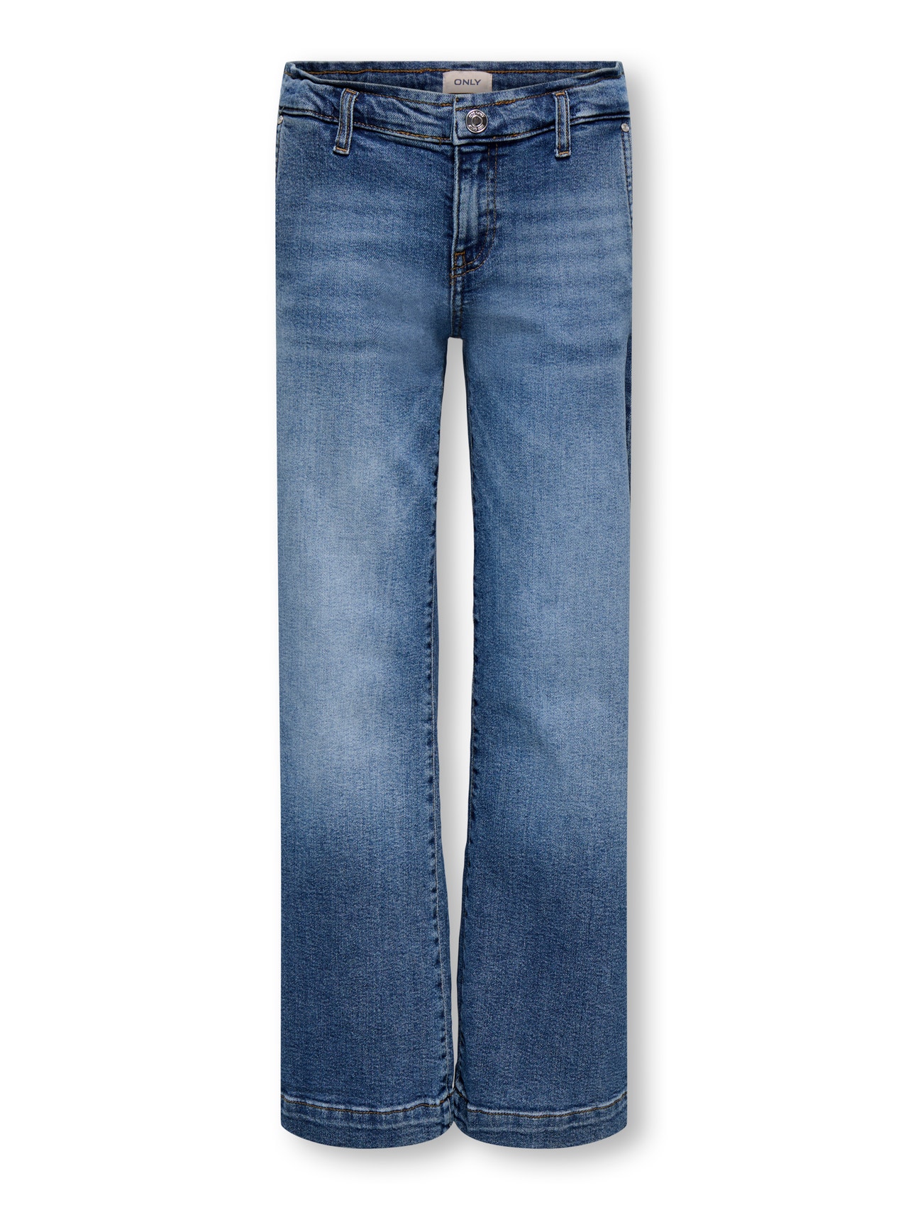 ONLY KOGNEW Wide leg fit Jeans -Light Blue Denim - 15322763