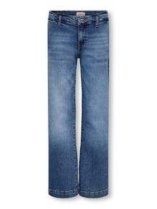 ONLY KOGNEW Wide leg fit Jeans -Light Blue Denim - 15322763