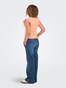 ONLY KOGNEW Wide leg fit Jeans -Light Blue Denim - 15322763