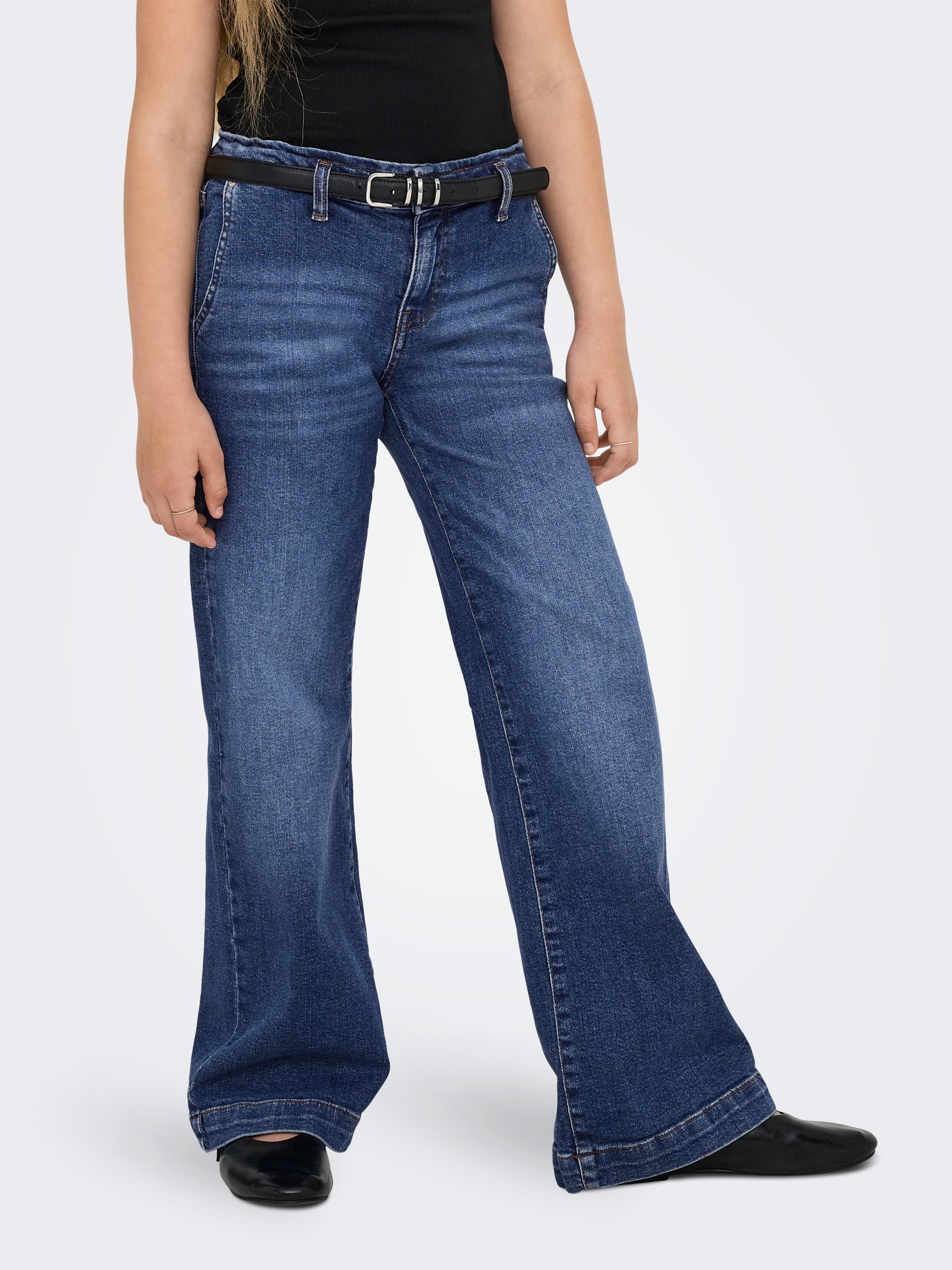 Kognew Weiter Beinschnitt Jeans