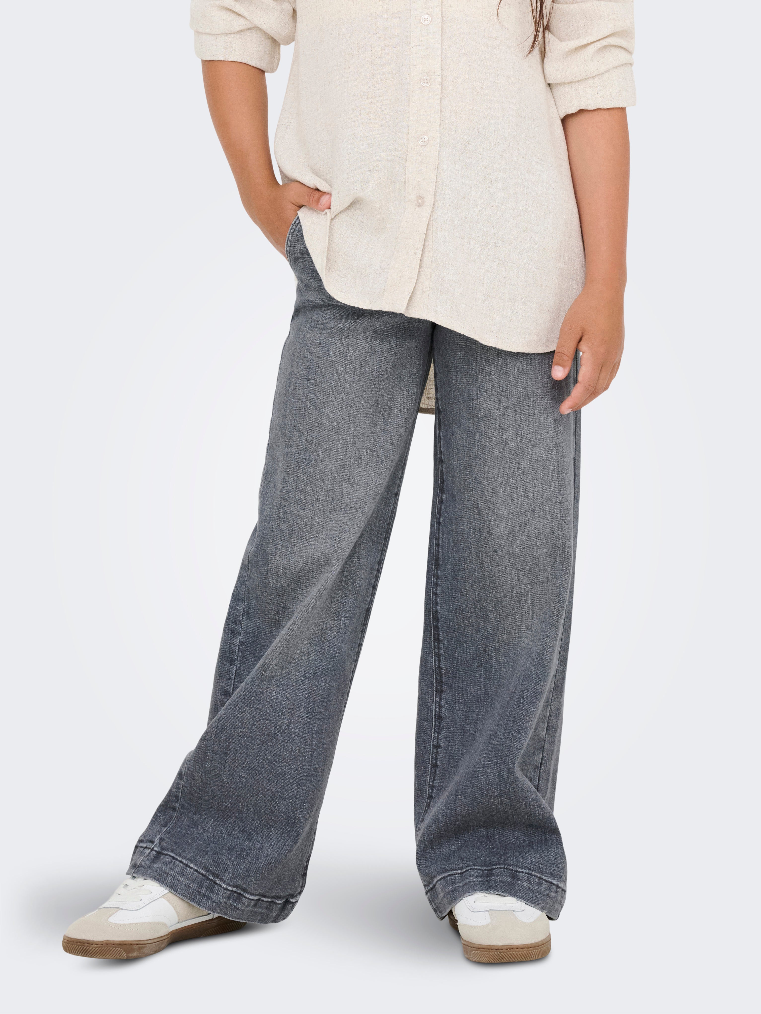 Kognew Weiter Beinschnitt Jeans