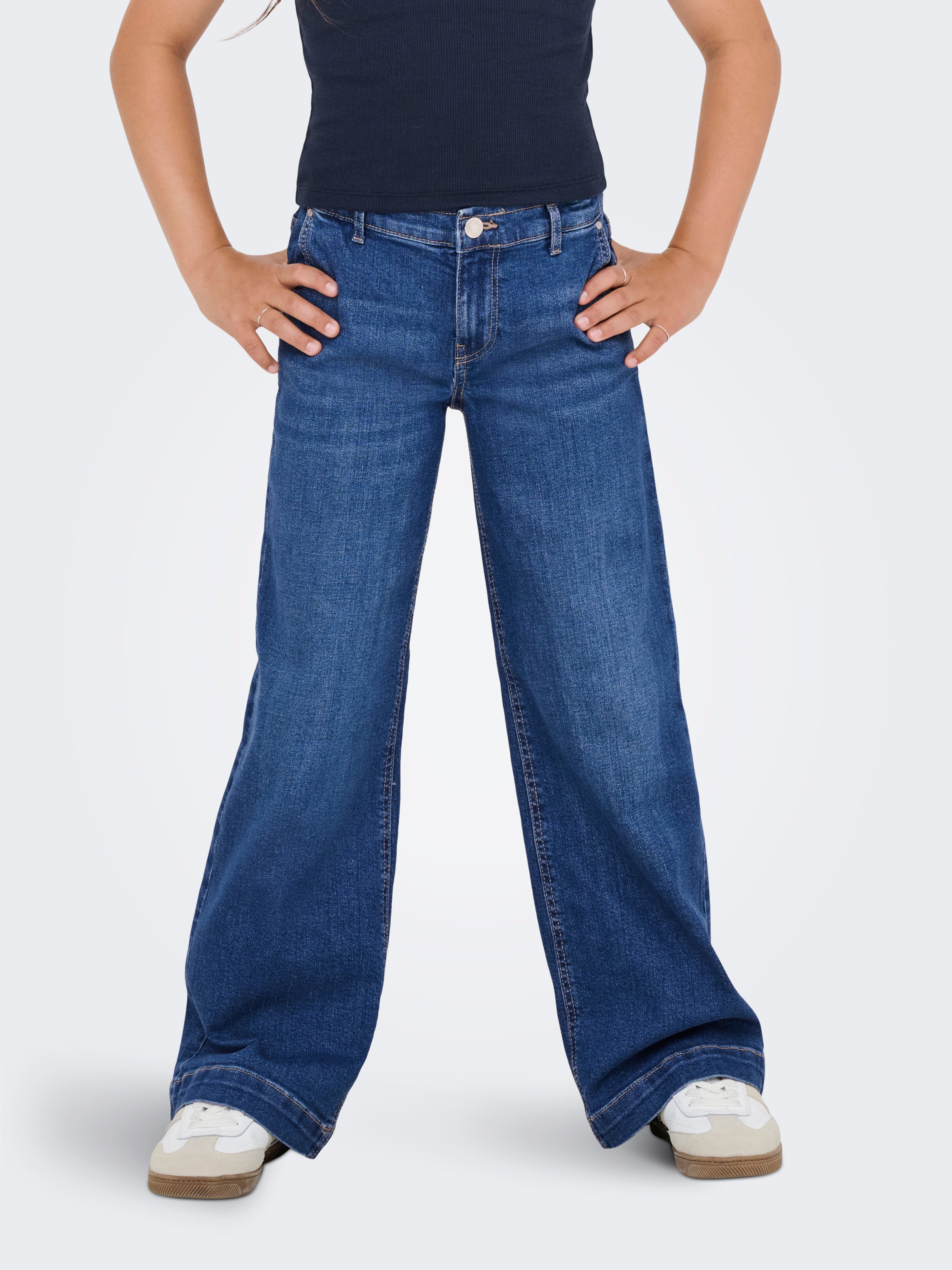 Kognew Weiter Beinschnitt Jeans