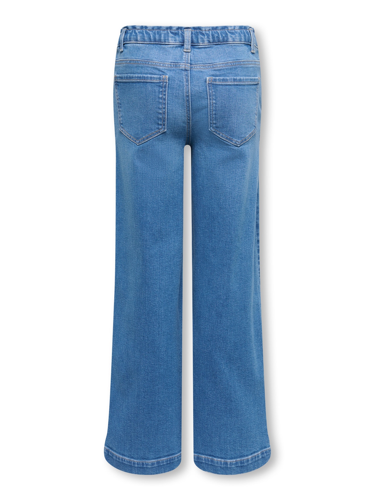 ONLY KOGNEW Φαρδύ στο κάτω μέρος Τζιν -Light Blue Bleached Denim - 15322763