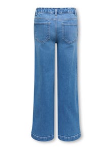 ONLY KOGNEW Φαρδύ στο κάτω μέρος Τζιν -Light Blue Bleached Denim - 15322763