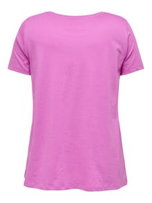 ONLY Normal passform V-ringning T-shirt -Rosebud - 15322776