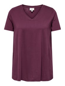 ONLY CARBONNIE T-shirt -Mauve Wine - 15322776