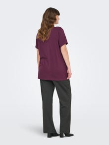 ONLY CARBONNIE T-shirt -Mauve Wine - 15322776