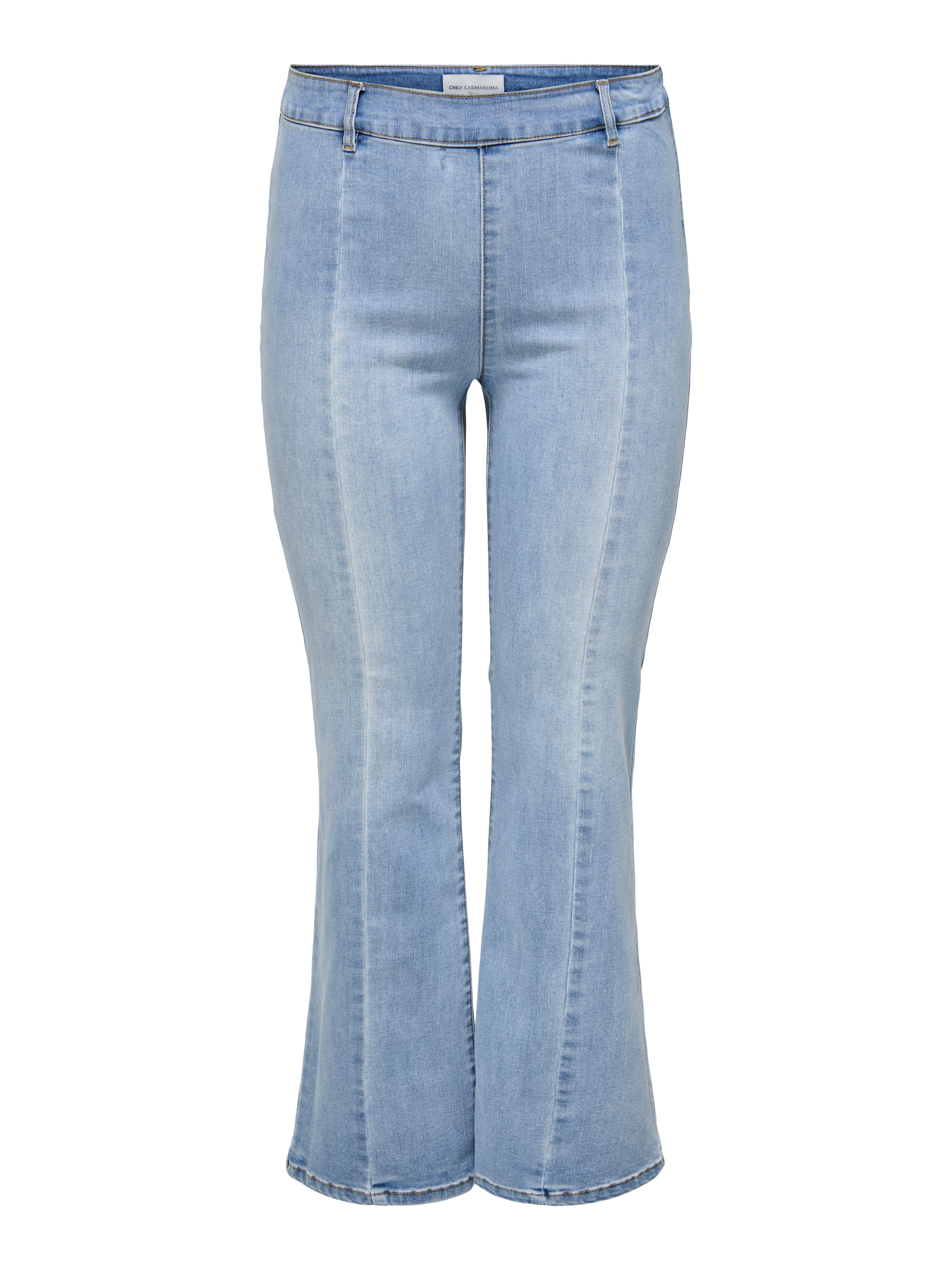 Thumbnail - Carsally Mittlere Taille Flared Jeans