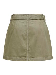 ONLY Mini nederdel med høj talje -Aloe - 15322861