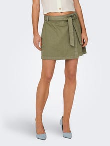 ONLY High waist Short skirt -Aloe - 15322861