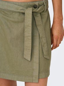 ONLY Gonna pantaloncino Vita alta -Aloe - 15322861