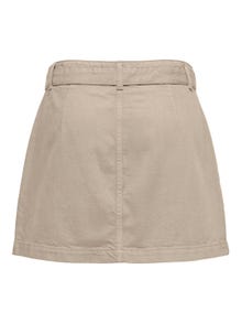 ONLY Falda corta Cintura alta -Plaza Taupe - 15322861