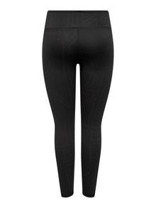 ONLY High waisted training tights -Black - 15322891