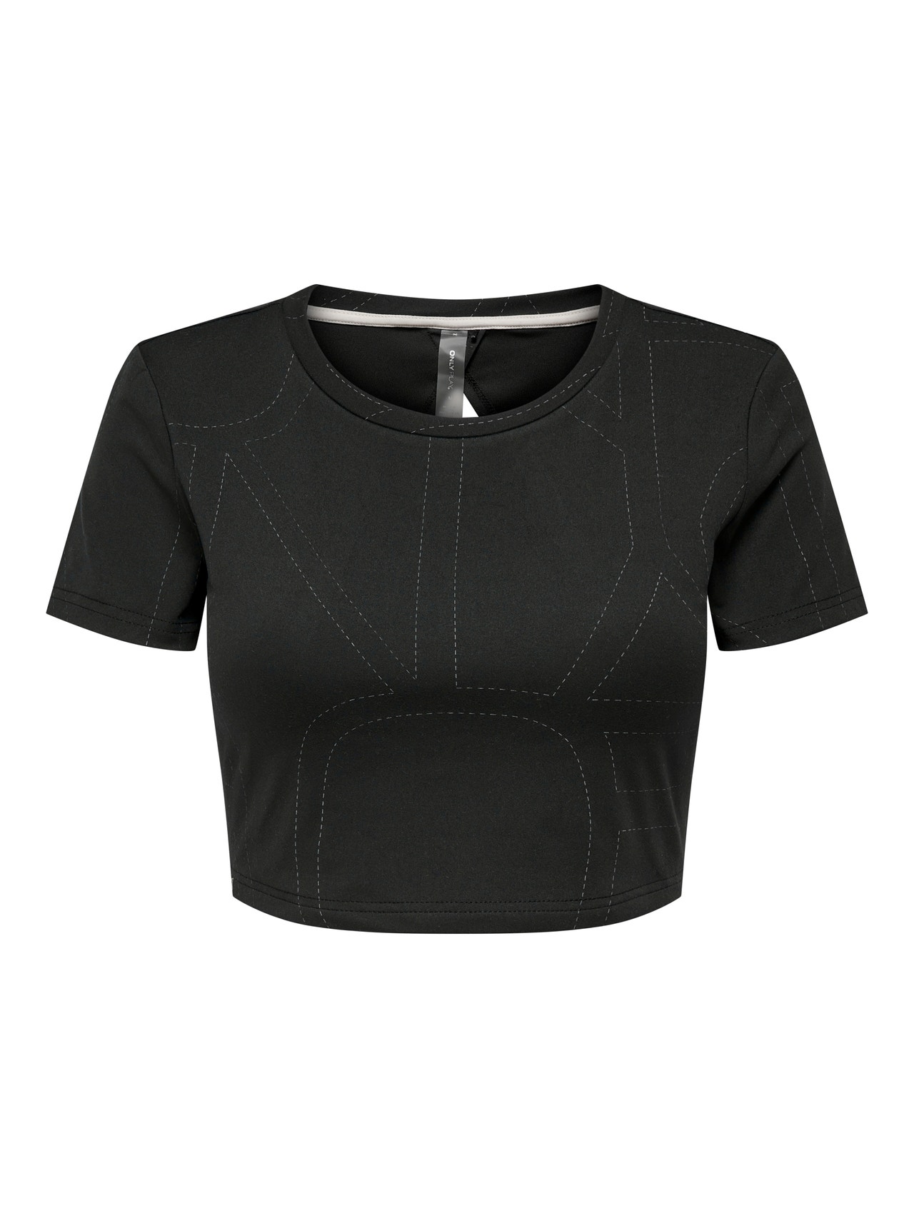 ONLY Slim Fit O-hals T-skjorte -Black - 15322894