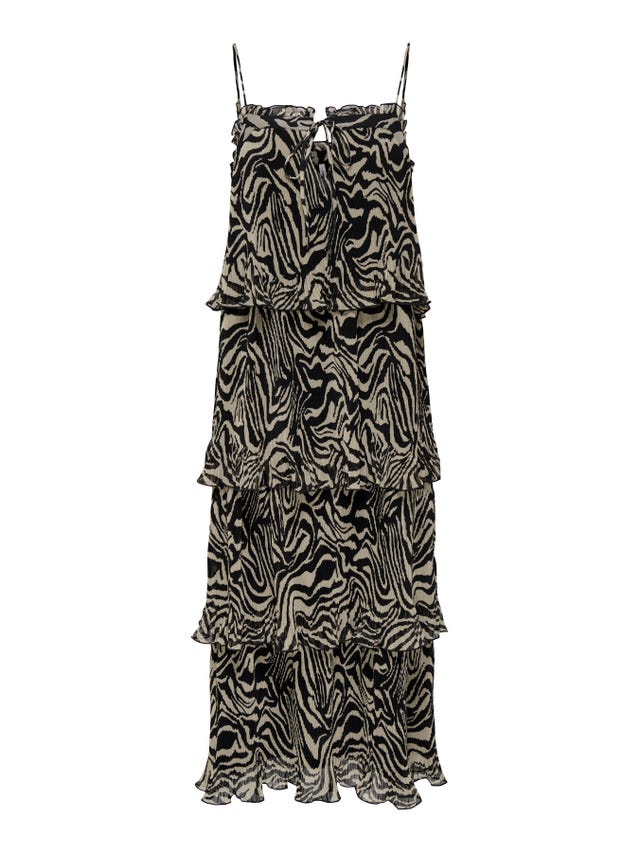 ONLY Locker geschnitten Splitneck Langes Kleid - 15322912
