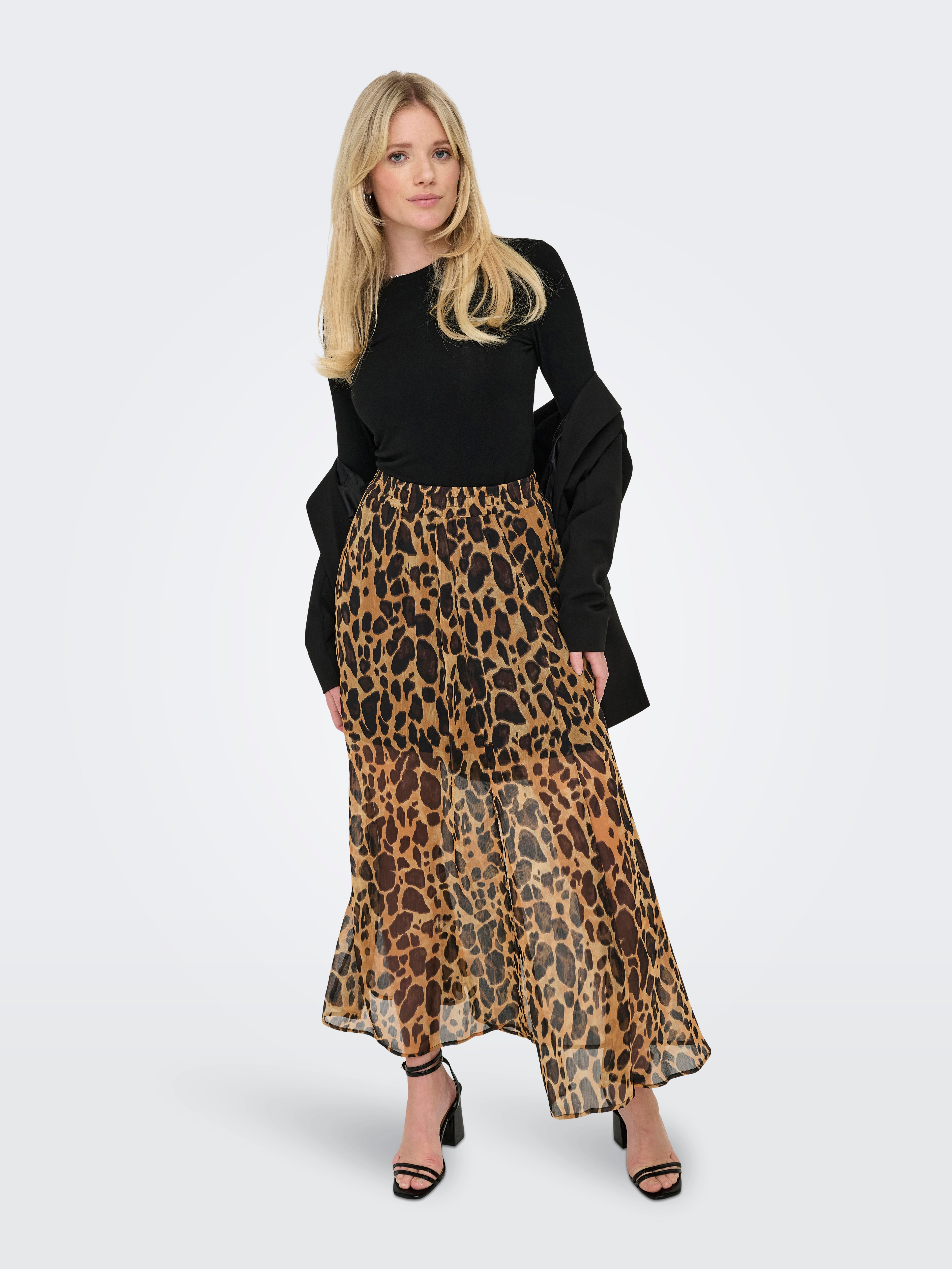 ONLASTA Long skirt | Black | ONLY®