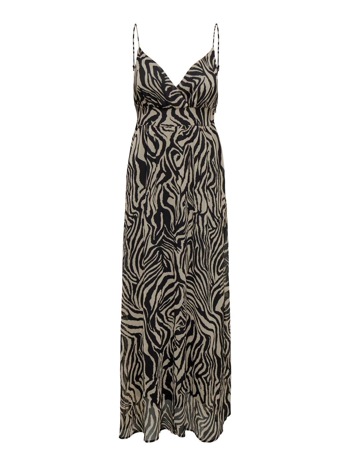 ONLY Maxi v-neck dress -Black - 15322917